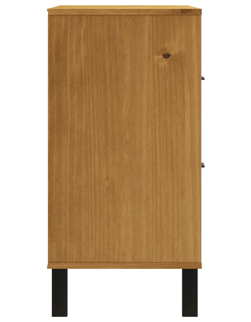Încărcați imaginea în vizualizatorul Galerie, Dulap cu sertar „FLAM”, 80x40x80 cm, lemn masiv de pin - Lando

