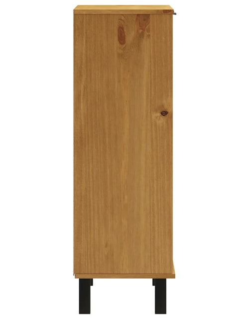 Încărcați imaginea în vizualizatorul Galerie, Dulap pantofi „FLAM” 59,5x35x107 cm, lemn masiv de pin - Lando
