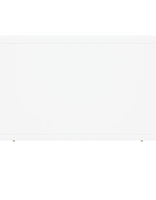 Загрузите изображение в средство просмотра галереи, Măsuță de cafea, alb, 60x50x36,5 cm, lemn compozit Lando - Lando
