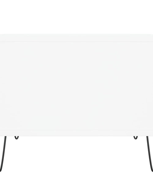 Încărcați imaginea în vizualizatorul Galerie, Măsuță de cafea, alb, 60x50x36,5 cm, lemn compozit Lando - Lando
