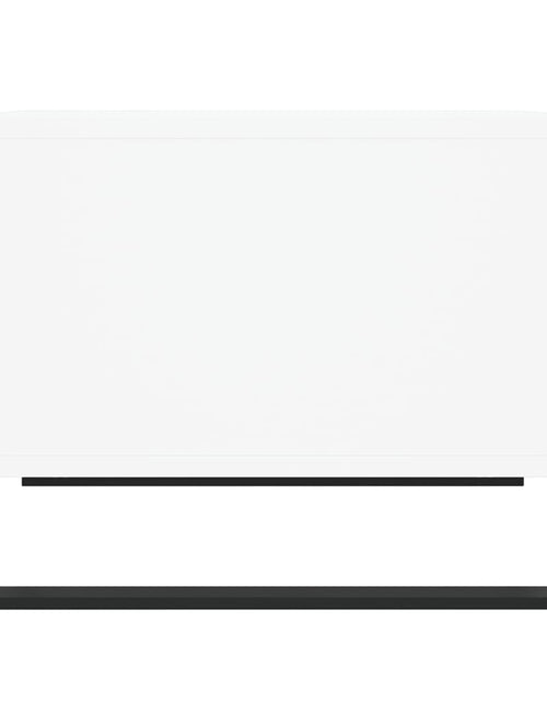 Загрузите изображение в средство просмотра галереи, Măsuță de cafea, alb, 60x50x36,5 cm, lemn compozit Lando - Lando
