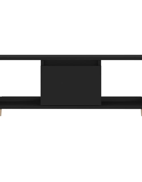 Загрузите изображение в средство просмотра галереи, Măsuță de cafea, negru, 90x50x36,5 cm, lemn compozit Lando - Lando

