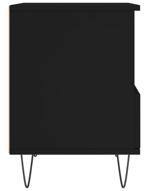 Încărcați imaginea în vizualizatorul Galerie, Noptiere, 2 buc., negru, 40x35x50 cm, lemn compozit - Lando
