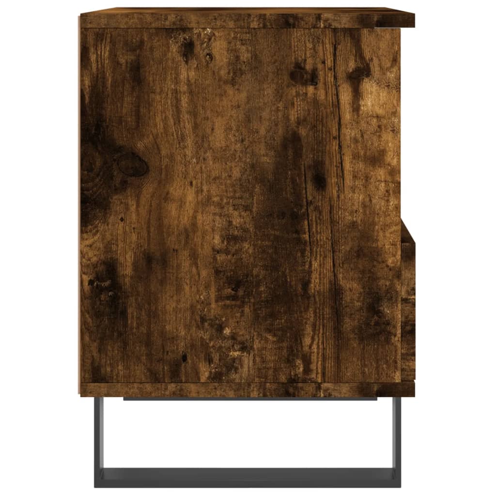 Noptieră, stejar fumuriu, 40x35x50 cm, lemn compozit - Lando