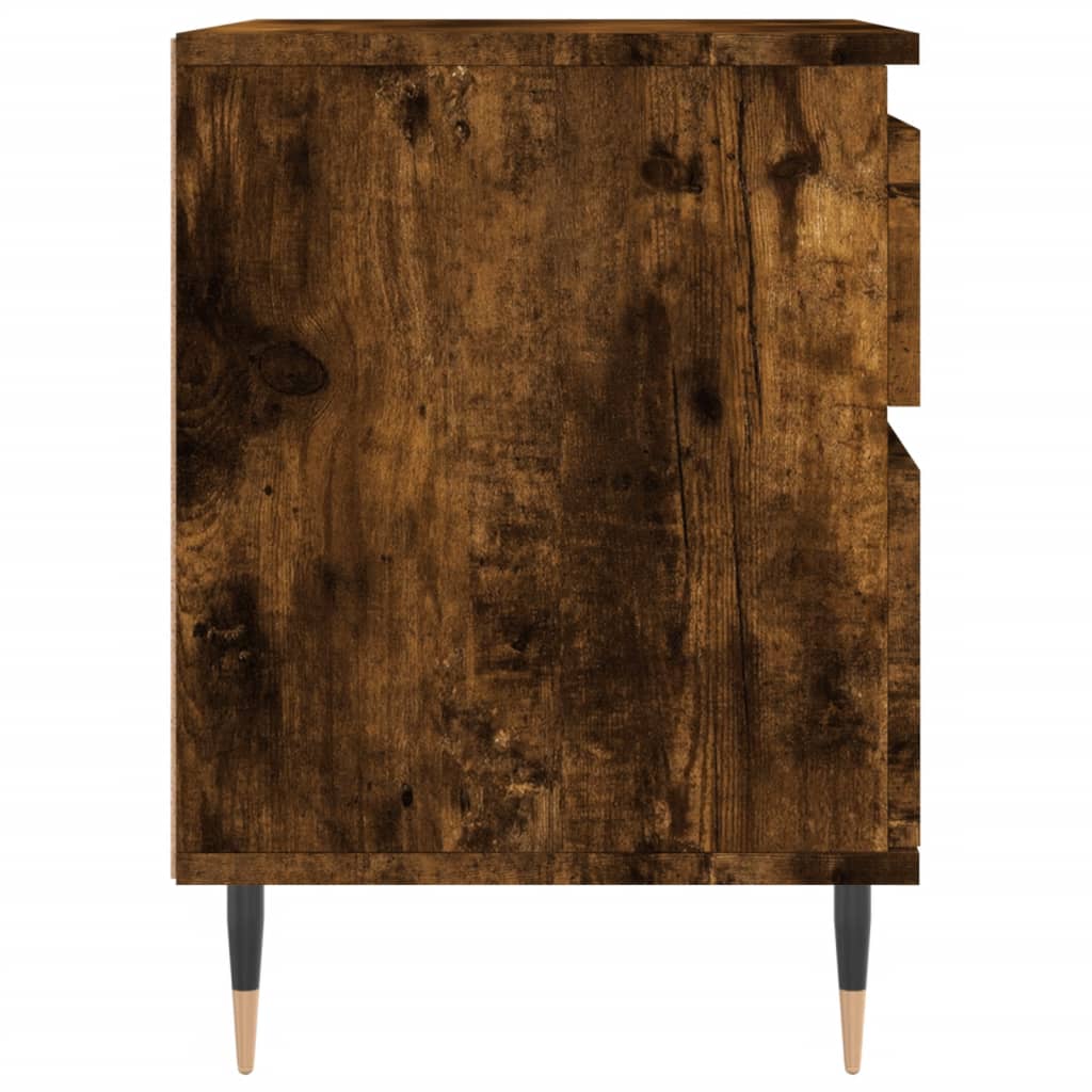 Noptieră, stejar fumuriu, 40x35x50 cm, lemn compozit - Lando