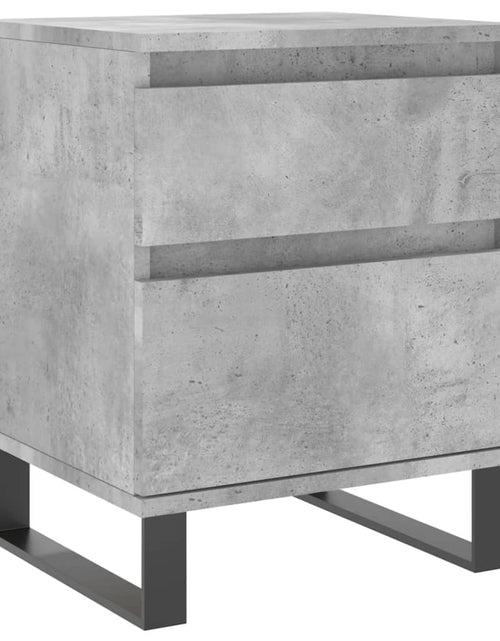 Încărcați imaginea în vizualizatorul Galerie, Noptiere, 2 buc., gri beton, 40x35x50 cm, lemn compozit - Lando
