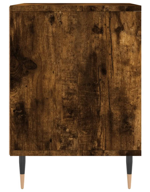 Загрузите изображение в средство просмотра галереи, Noptiere, 2 buc., stejar fumuriu, 40x35x50 cm, lemn compozit - Lando

