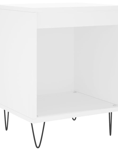 Загрузите изображение в средство просмотра галереи, Noptieră, alb, 40x35x50 cm, lemn prelucrat - Lando
