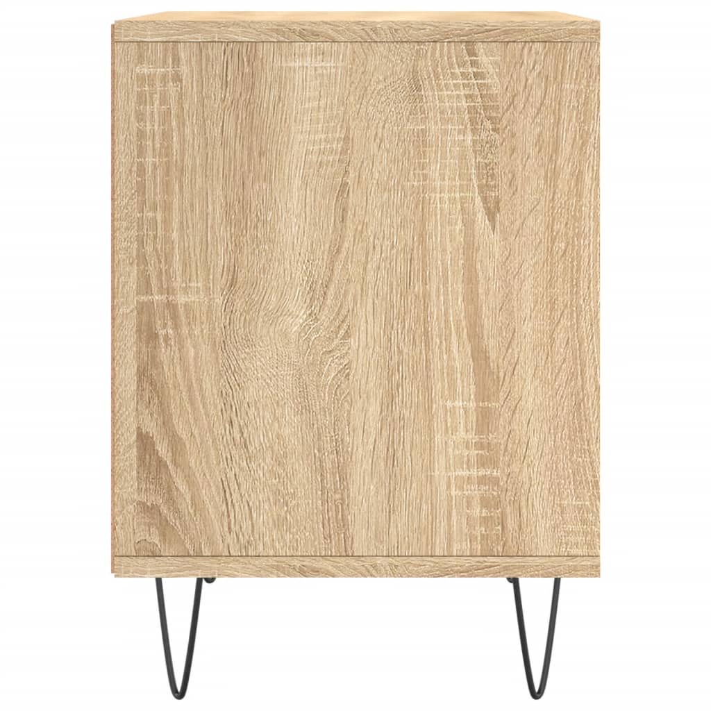 Noptiere, 2 buc., stejar sonoma, 40x35x50 cm, lemn compozit - Lando