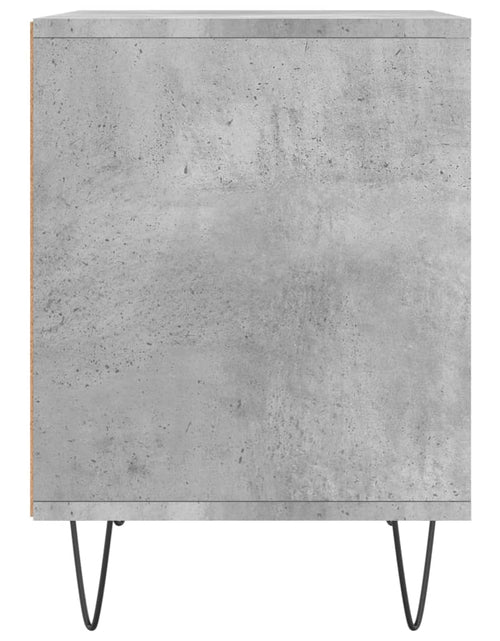 Încărcați imaginea în vizualizatorul Galerie, Noptieră, gri beton, 40x35x50 cm, lemn compozit - Lando
