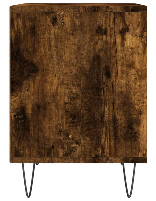 Загрузите изображение в средство просмотра галереи, Noptieră, stejar fumuriu, 40x35x50 cm, lemn compozit - Lando
