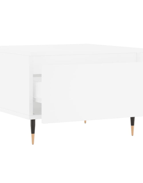 Încărcați imaginea în vizualizatorul Galerie, Măsuță de cafea, alb, 50x46x35 cm, lemn prelucrat Lando - Lando
