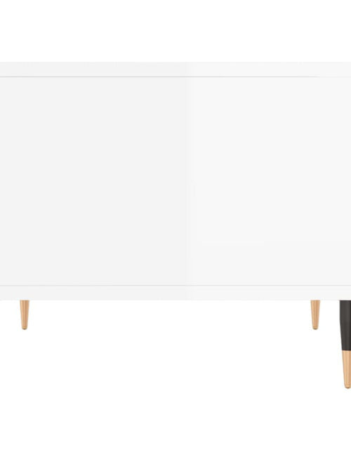 Încărcați imaginea în vizualizatorul Galerie, Mese de cafea 2 buc. alb extralucios 50x46x35 cm lemn compozit Lando - Lando
