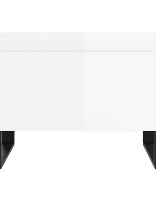 Încărcați imaginea în vizualizatorul Galerie, Mese de cafea 2 buc. alb extralucios 50x46x35 cm lemn compozit Lando - Lando
