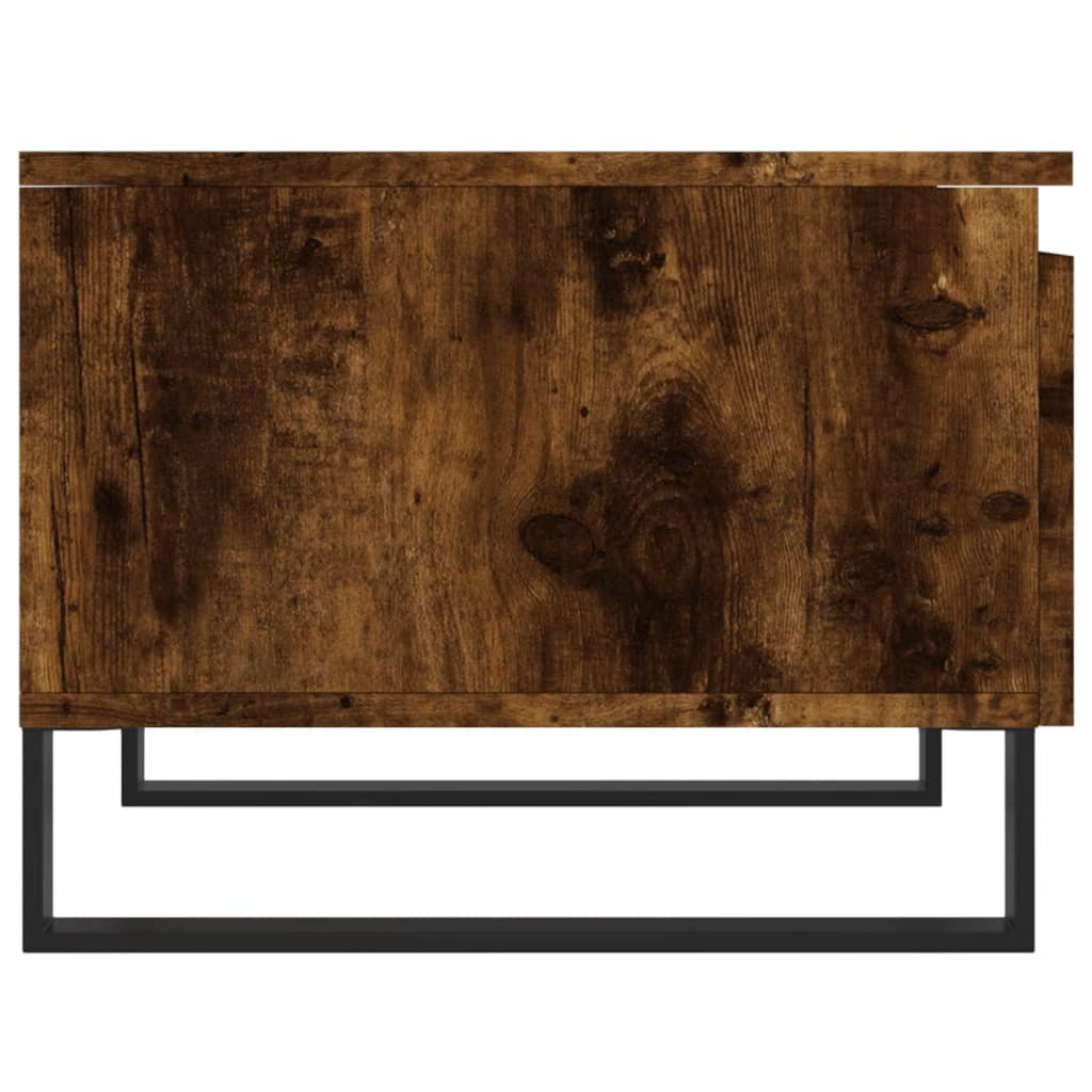 Măsuță de cafea, stejar afumat, 50x46x35 cm, lemn prelucrat Lando - Lando