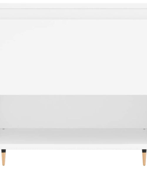 Încărcați imaginea în vizualizatorul Galerie, Măsuță de cafea, alb, 50x46x50 cm, lemn prelucrat Lando - Lando
