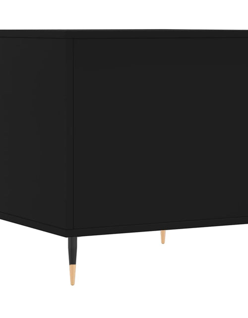 Încărcați imaginea în vizualizatorul Galerie, Măsuță de cafea, negru, 50x46x50 cm, lemn prelucrat Lando - Lando

