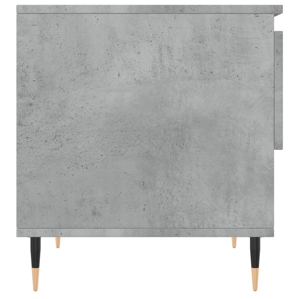 Mese de cafea, 2 buc., gri beton, 50x46x50 cm, lemn compozit Lando - Lando