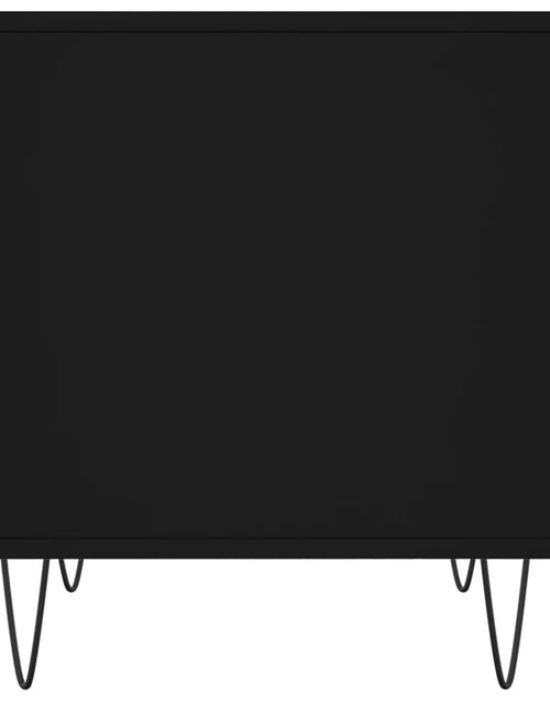 Încărcați imaginea în vizualizatorul Galerie, Măsuță de cafea, negru, 50x46x50 cm, lemn prelucrat Lando - Lando
