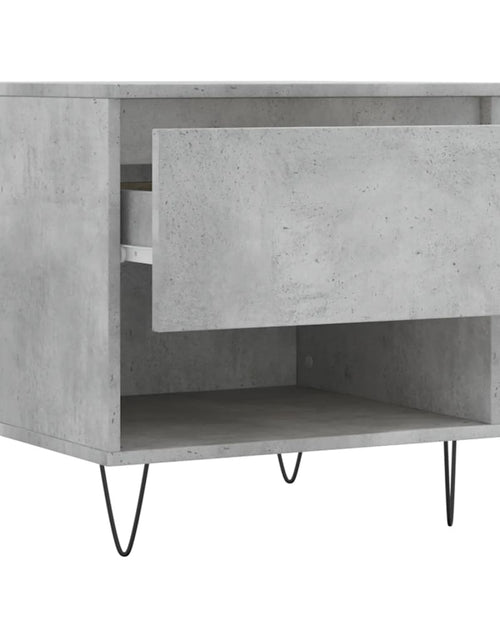 Încărcați imaginea în vizualizatorul Galerie, Măsuță de cafea, gri beton, 50x46x50 cm, lemn prelucrat Lando - Lando
