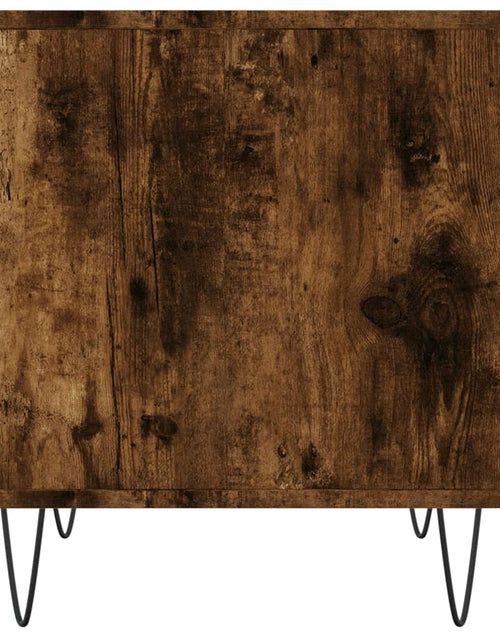 Încărcați imaginea în vizualizatorul Galerie, Măsuță de cafea, stejar fumuriu, 50x46x50 cm, lemn prelucrat Lando - Lando
