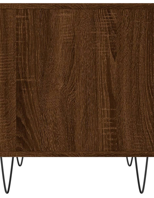 Загрузите изображение в средство просмотра галереи, Măsuță de cafea, stejar maro, 50x46x50 cm, lemn prelucrat Lando - Lando
