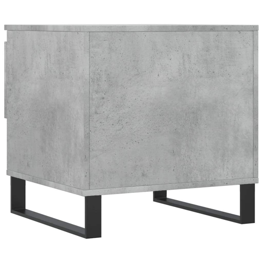 Mese de cafea, 2 buc., gri beton, 50x46x50 cm, lemn compozit Lando - Lando