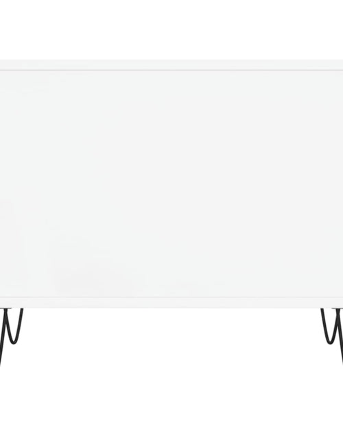 Загрузите изображение в средство просмотра галереи, Măsuță de cafea, alb, 60x44,5x45 cm, lemn prelucrat Lando - Lando
