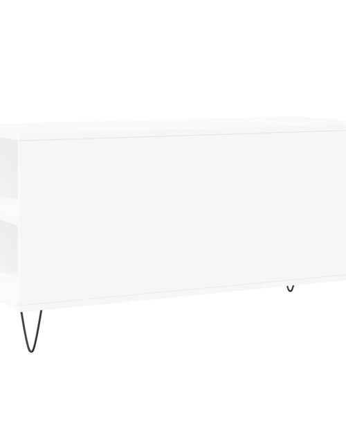 Încărcați imaginea în vizualizatorul Galerie, Măsuță de cafea, alb, 102x44,5x50 cm, lemn prelucrat Lando - Lando
