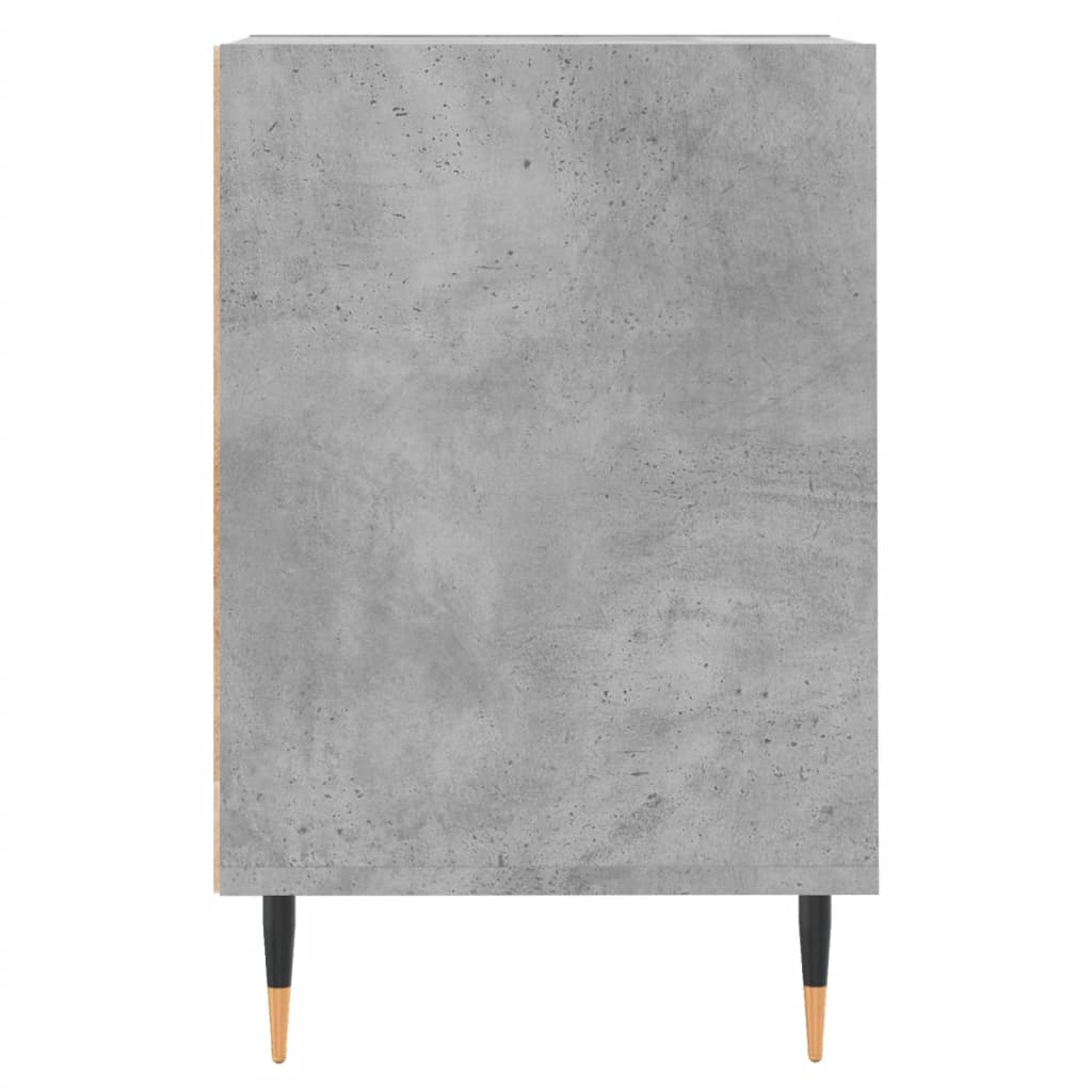 Comodă TV, gri beton, 100x35x55 cm, lemn prelucrat Lando - Lando
