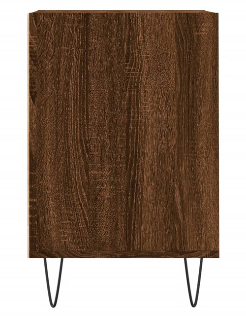 Încărcați imaginea în vizualizatorul Galerie, Comodă TV, stejar maro, 100x35x55 cm, lemn prelucrat Lando - Lando
