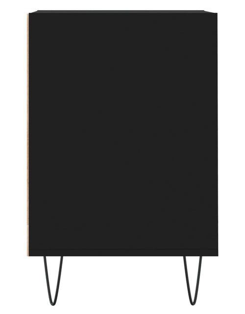 Загрузите изображение в средство просмотра галереи, Comodă TV, negru, 160x35x55 cm, lemn prelucrat Lando - Lando
