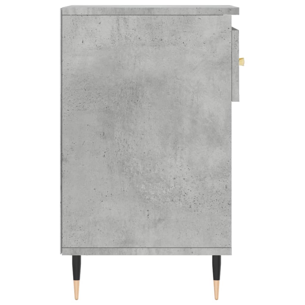 Pantofar, gri beton, 102x36x60 cm, lemn prelucrat Lando - Lando