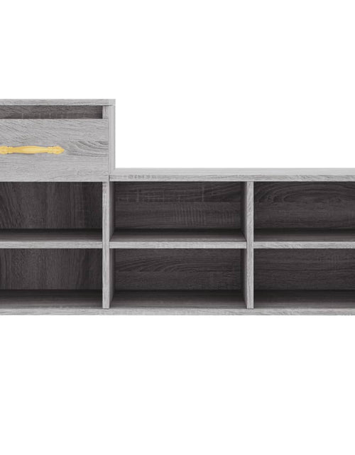 Încărcați imaginea în vizualizatorul Galerie, Pantofar, gri sonoma, 102x36x60 cm, lemn prelucrat Lando - Lando
