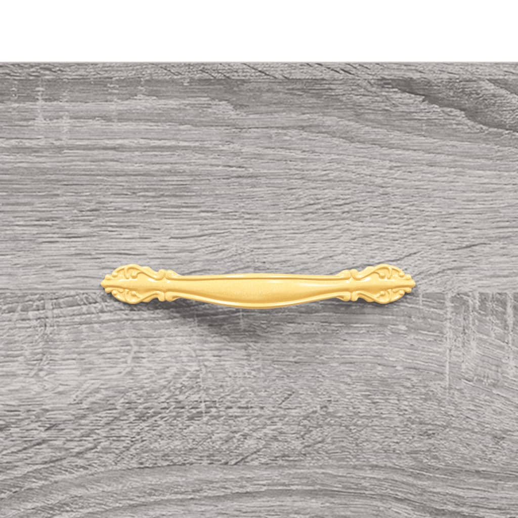 Pantofar, gri sonoma, 102x36x60 cm, lemn prelucrat Lando - Lando