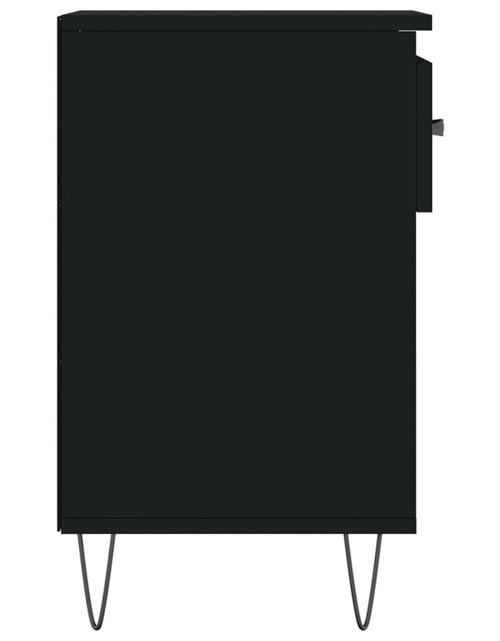 Загрузите изображение в средство просмотра галереи, Pantofar, negru, 102x36x60 cm, lemn compozit Lando - Lando
