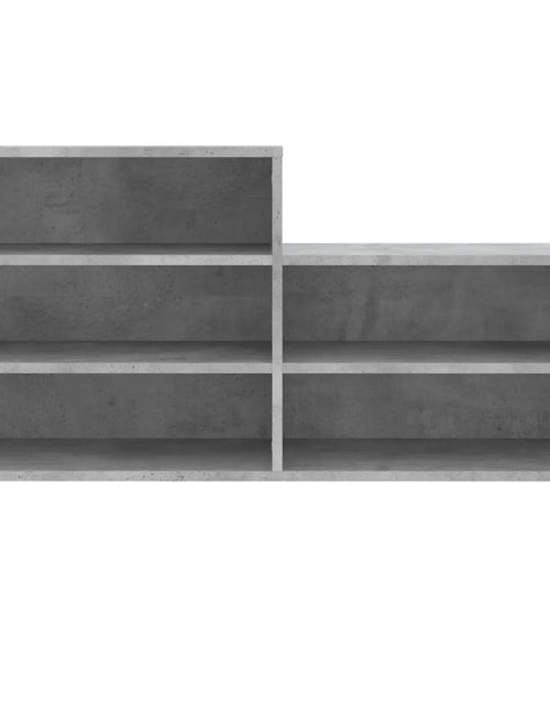 Încărcați imaginea în vizualizatorul Galerie, Pantofar, gri beton, 102x36x60 cm, lemn prelucrat Lando - Lando
