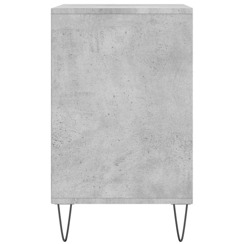 Pantofar, gri beton, 102x36x60 cm, lemn prelucrat Lando - Lando