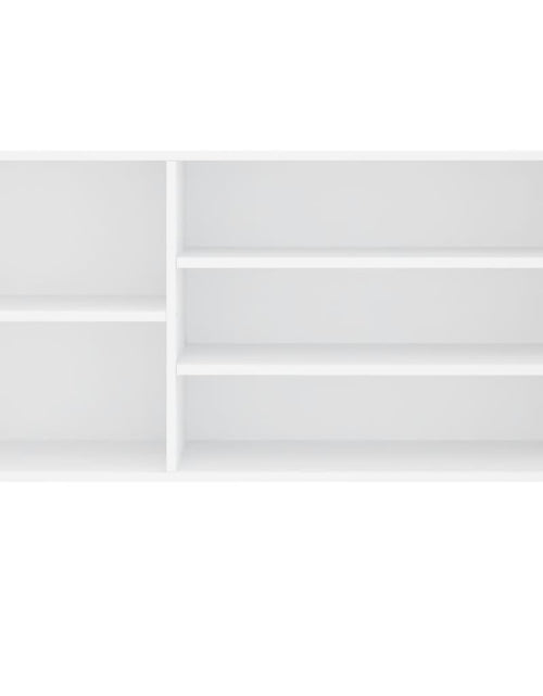 Încărcați imaginea în vizualizatorul Galerie, Pantofar, alb, 102x36x60 cm, lemn compozit Lando - Lando

