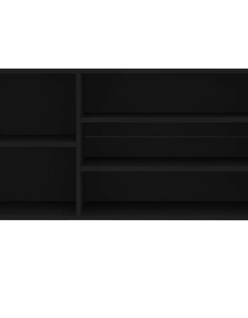 Încărcați imaginea în vizualizatorul Galerie, Pantofar, negru, 102x36x60 cm, lemn compozit Lando - Lando
