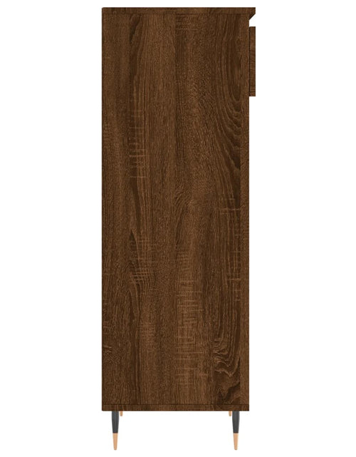 Încărcați imaginea în vizualizatorul Galerie, Pantofar, stejar maro, 40x36x105 cm, lemn prelucrat Lando - Lando

