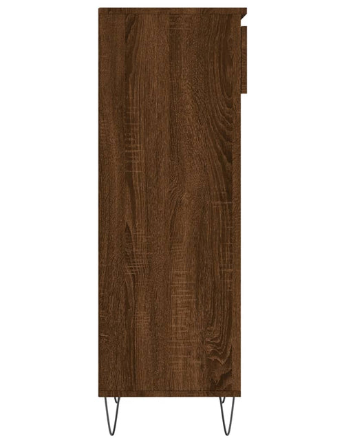 Încărcați imaginea în vizualizatorul Galerie, Pantofar, stejar maro, 40x36x105 cm, lemn prelucrat Lando - Lando
