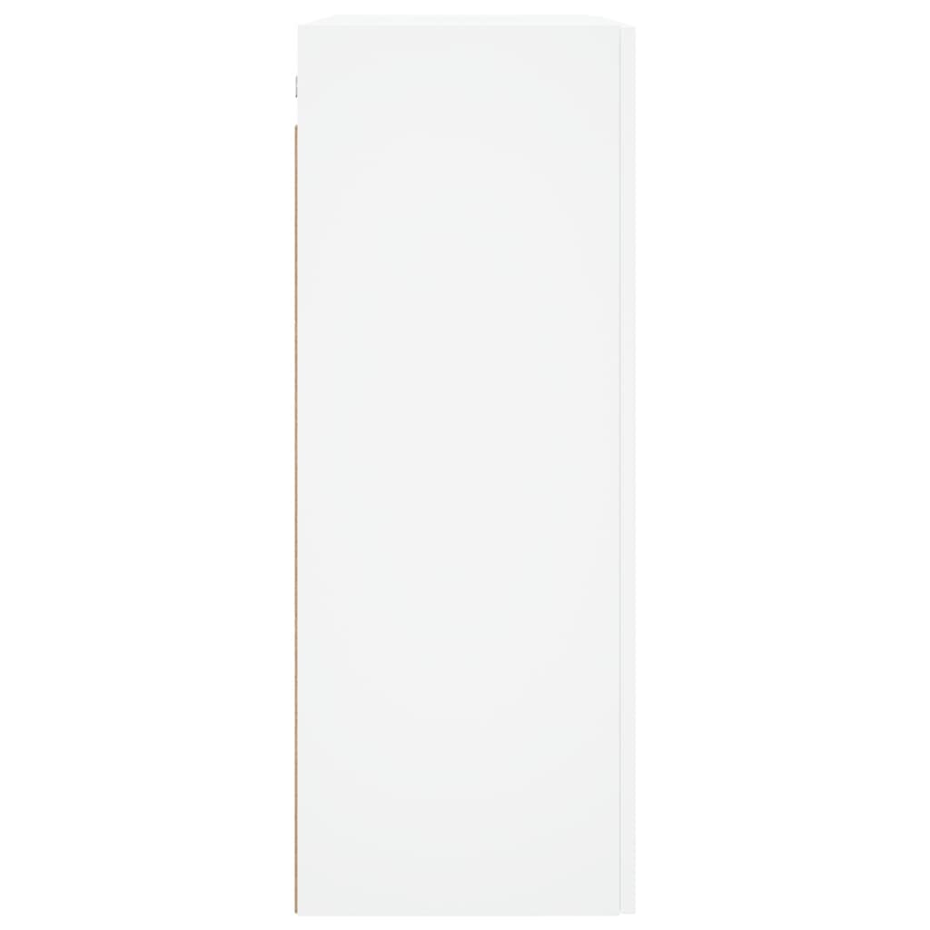 Dulap montat pe perete, alb, 69,5x34x90 cm, lemn prelucrat - Lando