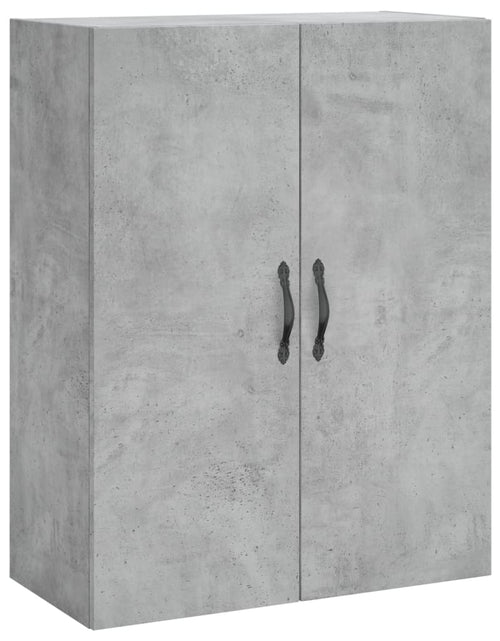 Загрузите изображение в средство просмотра галереи, Dulap pe perete, gri beton, 69,5x34x90 cm, lemn prelucrat - Lando
