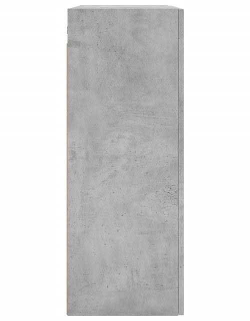 Încărcați imaginea în vizualizatorul Galerie, Dulap pe perete, gri beton, 69,5x34x90 cm, lemn prelucrat - Lando
