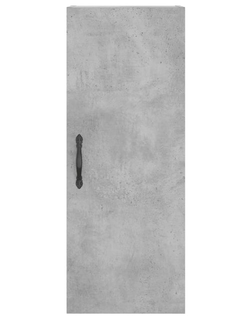 Загрузите изображение в средство просмотра галереи, Dulap de perete, gri beton, 34,5x34x90 cm, lemn prelucrat - Lando
