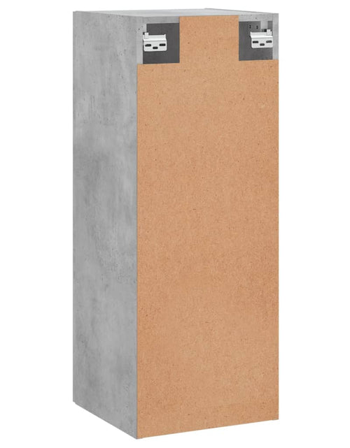Încărcați imaginea în vizualizatorul Galerie, Dulap de perete, gri beton, 34,5x34x90 cm, lemn prelucrat - Lando
