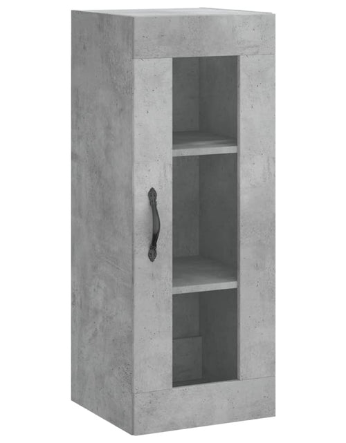 Încărcați imaginea în vizualizatorul Galerie, Dulap montat pe perete, gri beton, 34,5x34x90 cm - Lando
