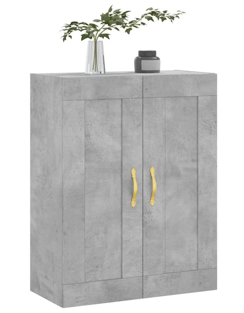 Загрузите изображение в средство просмотра галереи, Dulap pe perete, gri beton, 69,5x34x90 cm, lemn prelucrat - Lando
