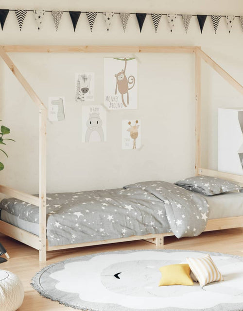 Încărcați imaginea în vizualizatorul Galerie, Cadru pat pentru copii, 90x200 cm, lemn masiv de pin - Lando
